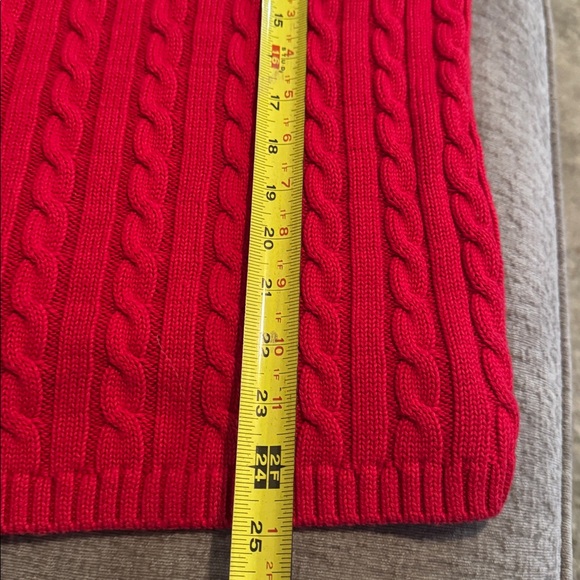 LL Bean Classic Cotton Zip Front Sweater 1X - Picture 8 of 8